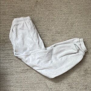 TNA Gray Joggers with Soft Heathered Fabric